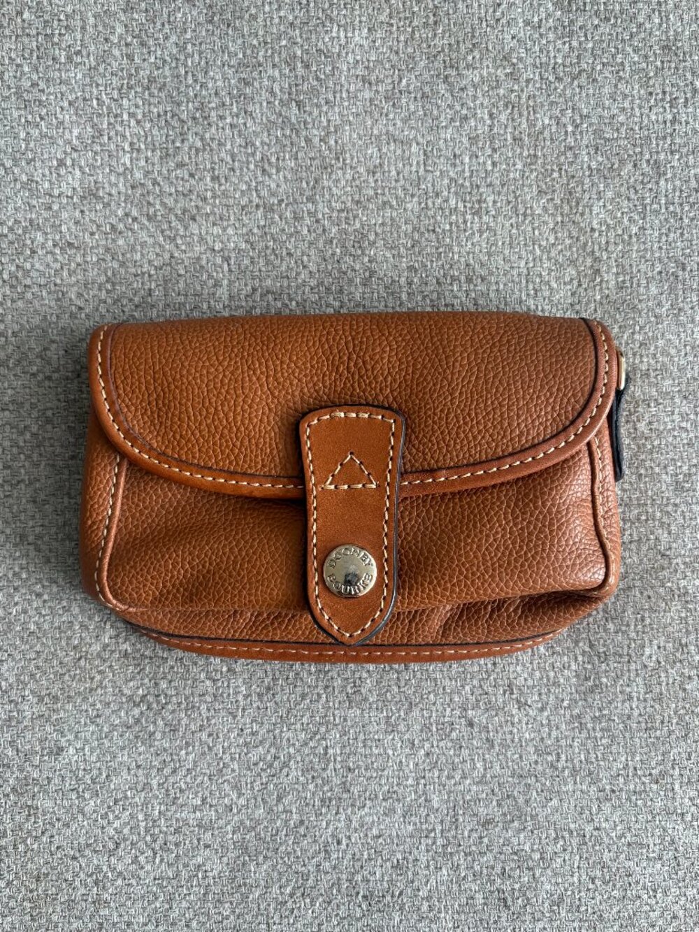 Dooney & Bourke Brown Leather Clutch